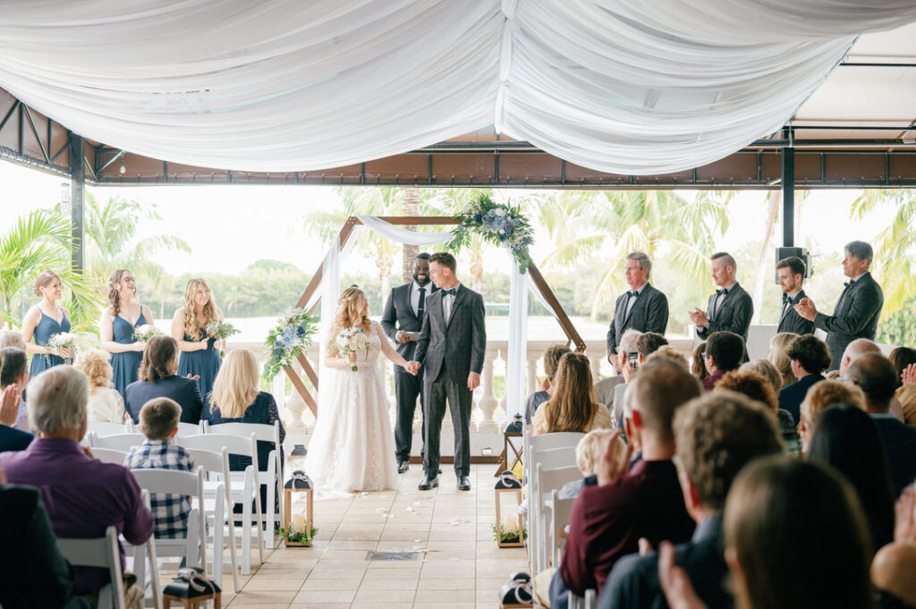 Delightful Event Planning wedding ceremony with wedding guests