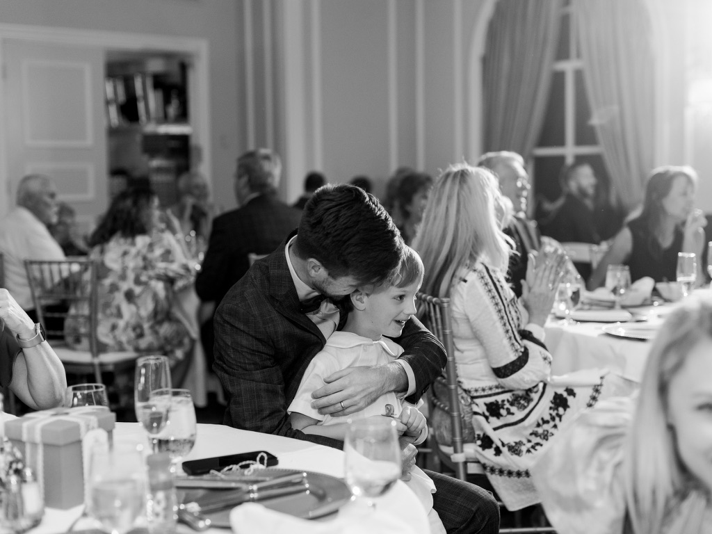 Wedding guests at the Central Florida wedding reception.