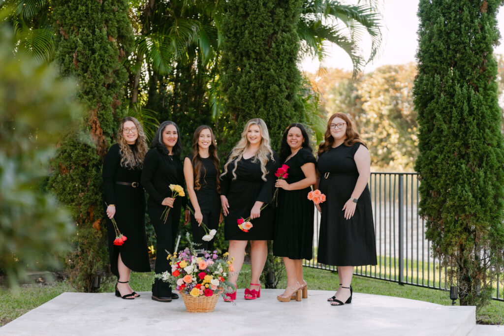 Group photo of the wedding planning team of Delightful Planning of Upstate South Carolina