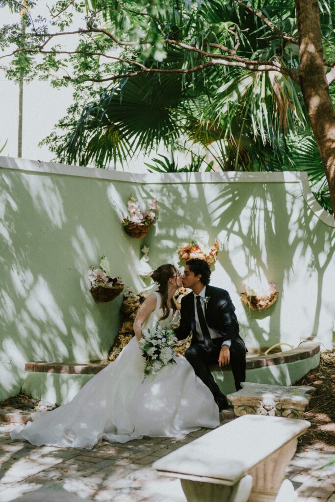 Choosing your wedding venue considering your budget, guest count, and dates. 