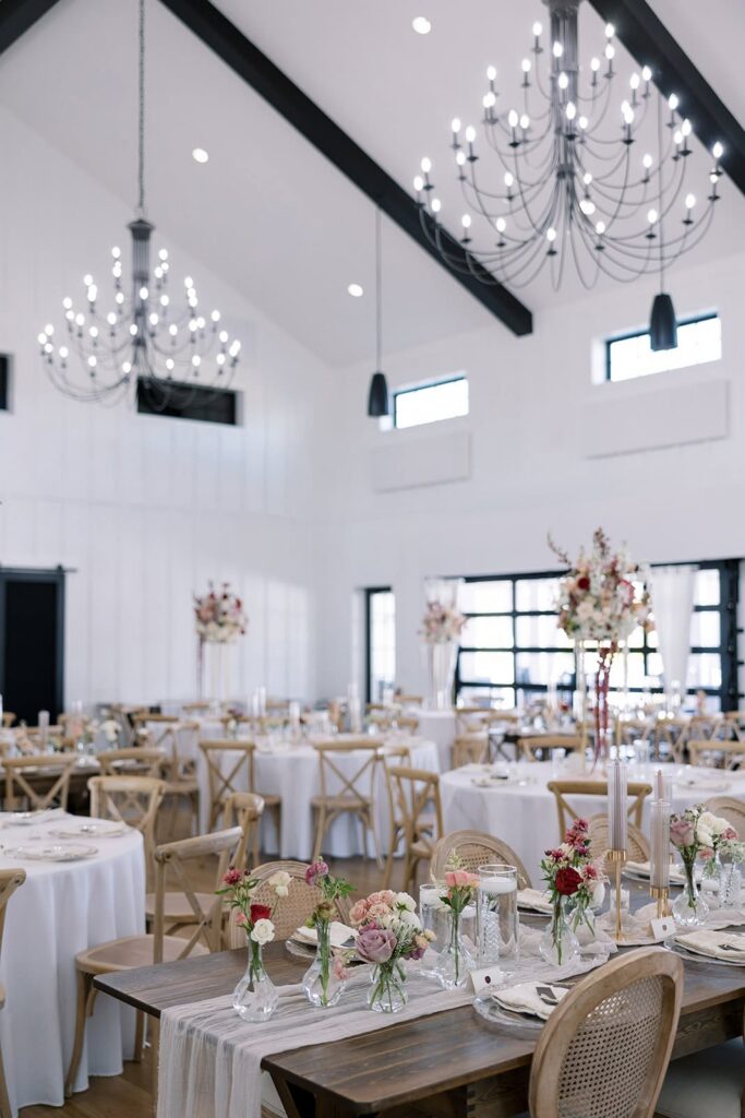 Wedding reception, table and layout portraits