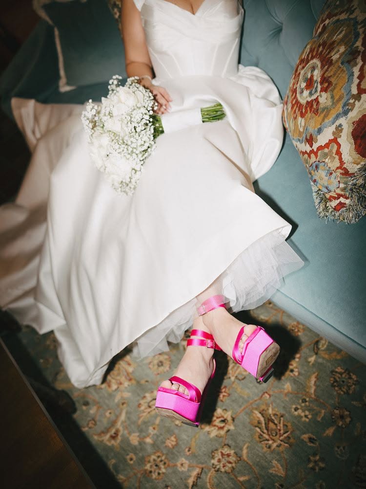 Wedding morning for a Delightful Events' bride